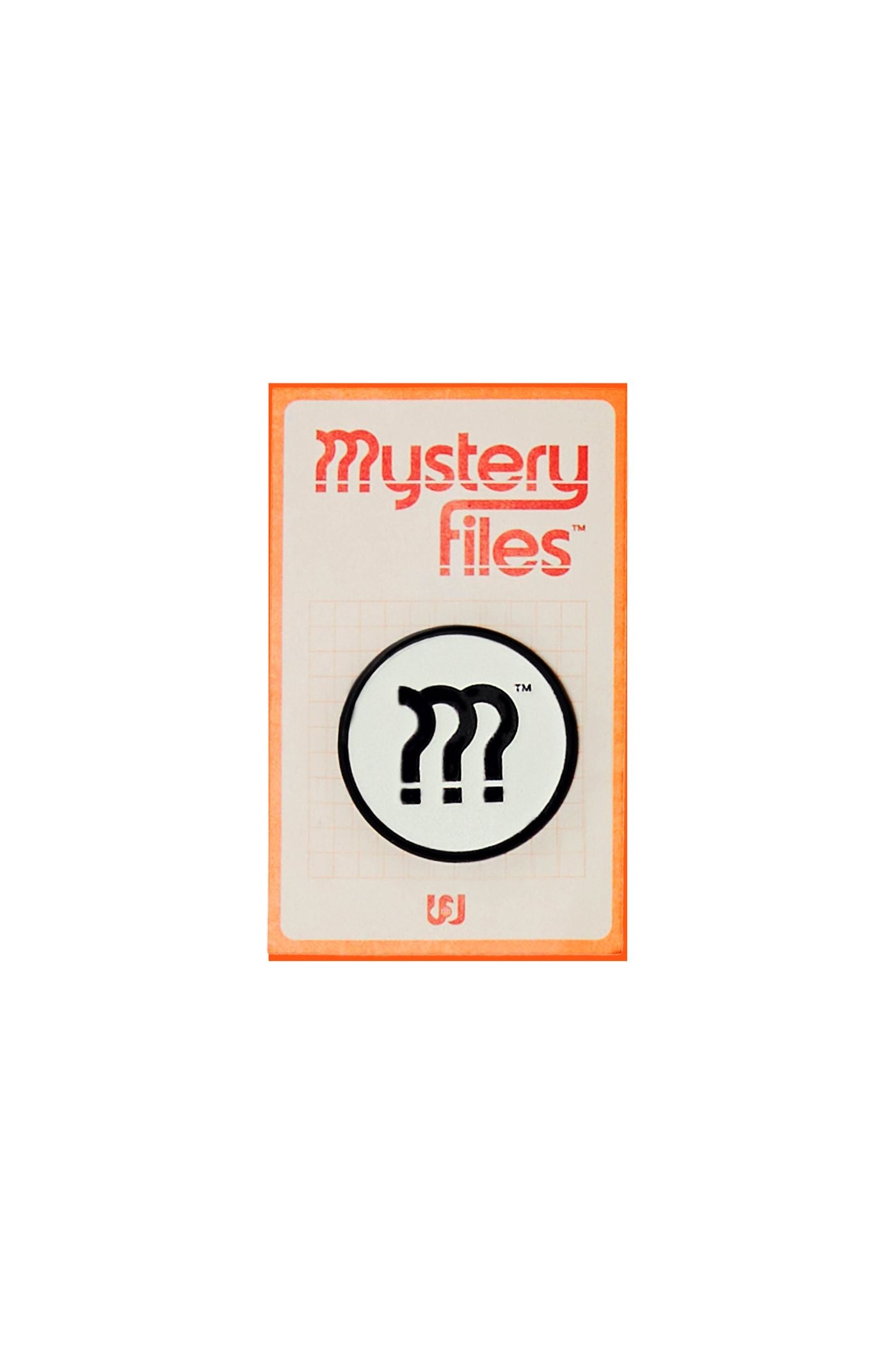 MYSTERY FILES | 1st Edition Logo Pin (Glows In The Dark)