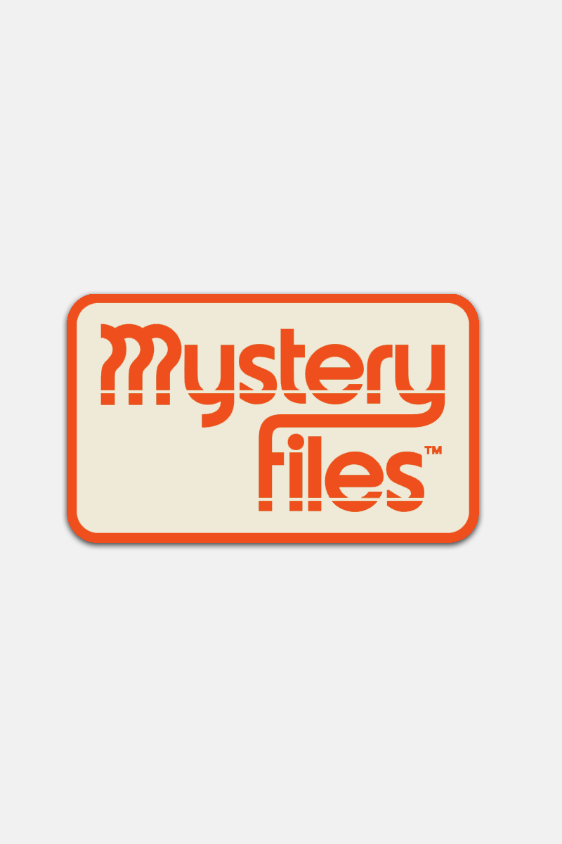 MYSTERY FILES | Mystery Files Rectangle Woven Patch
