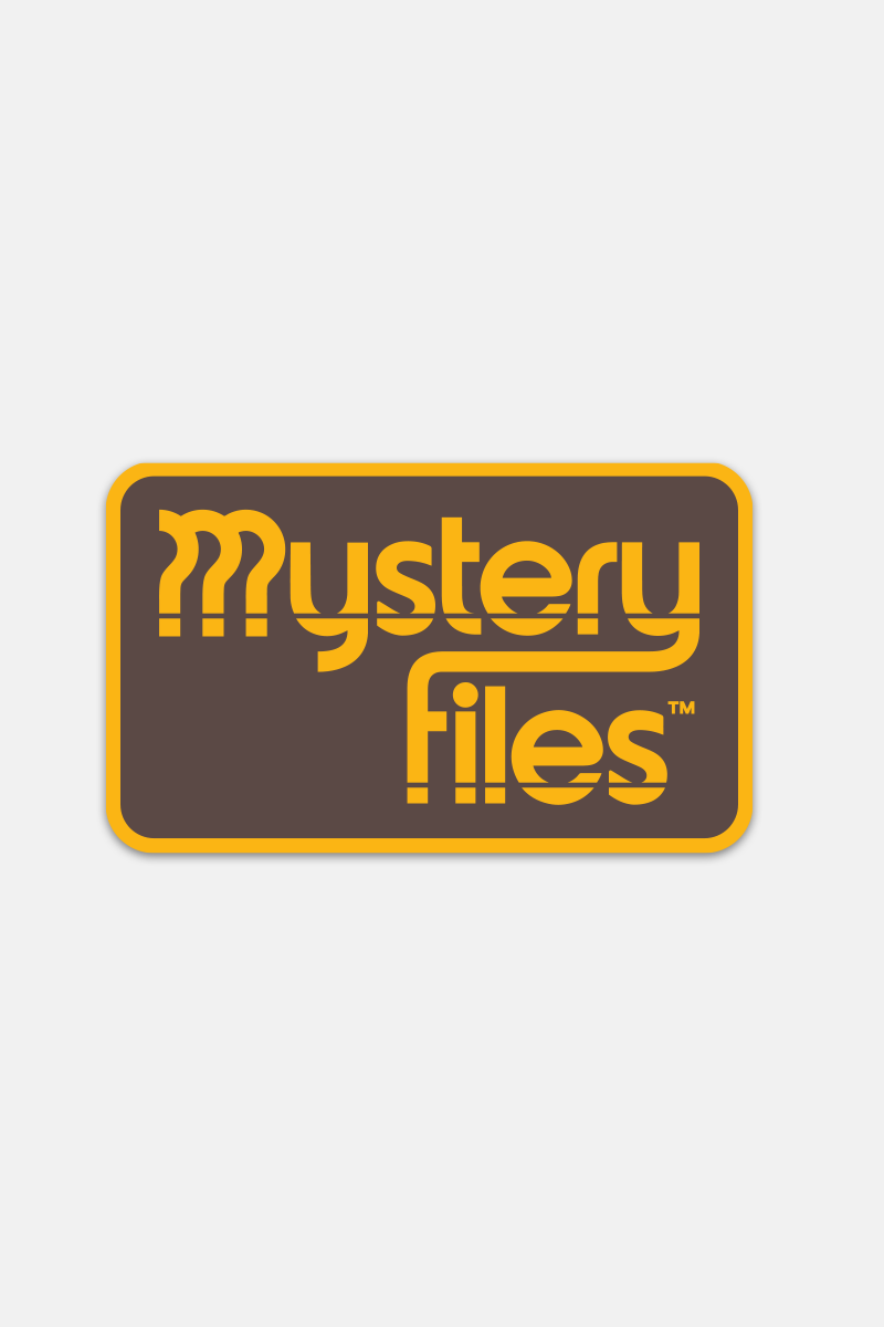 MYSTERY FILES | Mystery Files Rectangle Woven Patch
