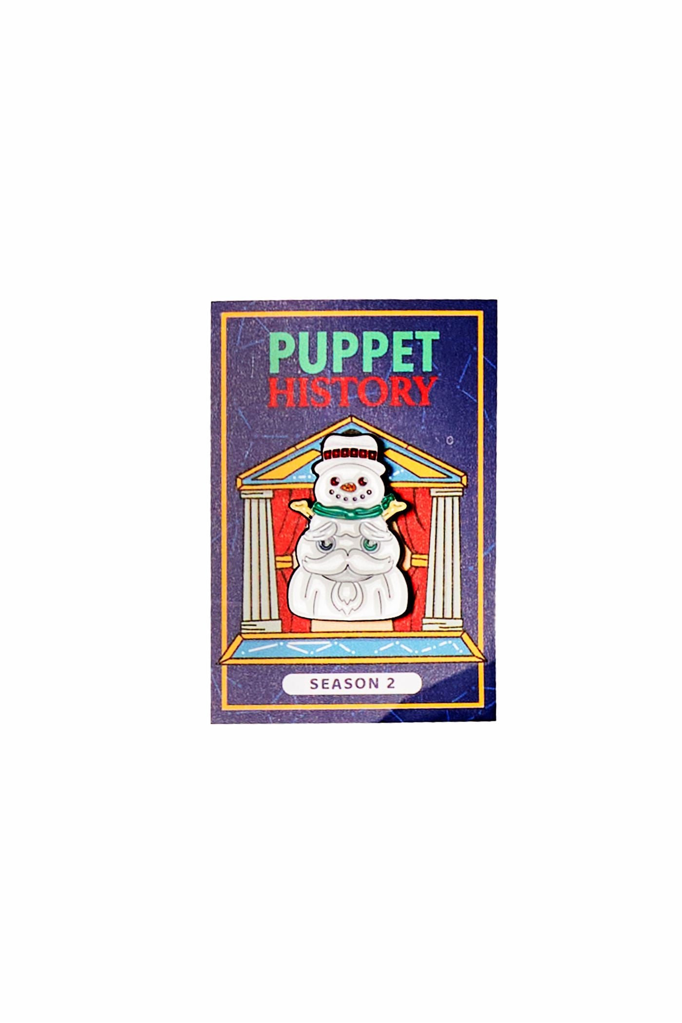 PUPPET HISTORY | 1st Edition Season 2 Snowman Pin